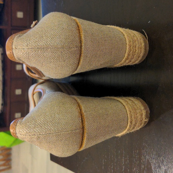 Tory Burch Espadrille Wedges Peep Toe EU Size 40 (US 9.5) Majorca #5… - Picture 4 of 10